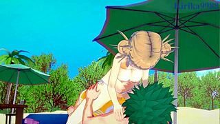 Himiko Toga, Mitsuki Bakugo, Izuku Midoriya in Wild 3D Hentai Sex