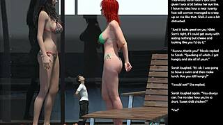 in episode 8, small girl makes a gesture in 3d cartoon sex