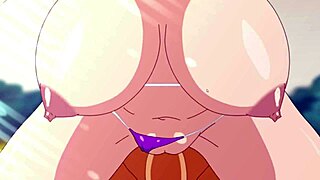 Android 18 says, 'Trunks, fuck my wet pussy deep in this Dragon Ball hentai'