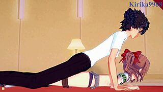 Hey, mikoto misaka and friends have intense sex in railgun hentai