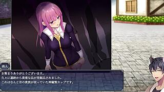 Enishia explores the contract seal in anime adventure