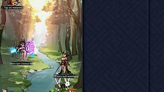 Sex in sky island with curvy squirting action from king of kinks