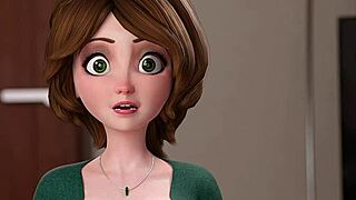 Aunt Cass Dominates in Wild 3D Cartoon Hentai Scene