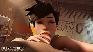 Bold Themed R34 Overwatch Tracer Compilation Rocks Hard