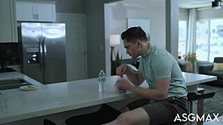 jay tee and aiden ward fight turns to rough gay sex in dorm.