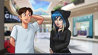 Summertime Saga Episode 153 Features Teen Characters In Cartoon Style.