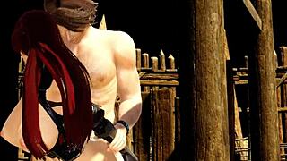 Busty katarina from league of legends gets steamy in animated action