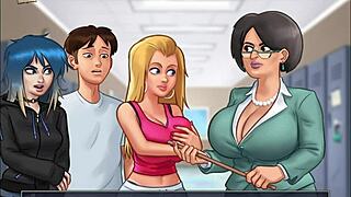 i cant beleive i fuked that big tit colege girl in summertime saga 98