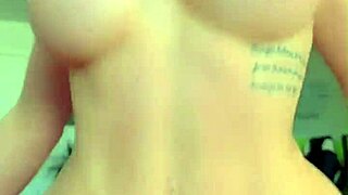 i'm so horny watching this blonde fuck her boyfriend's huge cock in cowgirl