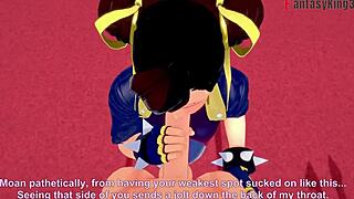 uhh, chun-li blowjob in fornite, like total street fighter fantasy pov!