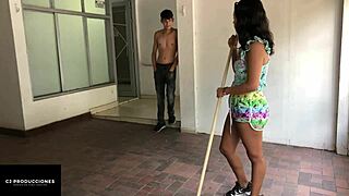 i arrived at my stepsister's place and talked her into rough sex, she loves my huge dick