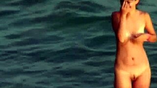 hey, didn’t you wanna swallow at the beach? ended up with just a hot body cumshot instead!