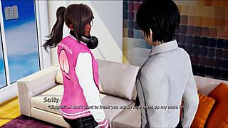 Indian Cartoon Girl With Big Ass And Tits Fulfills Real Desire