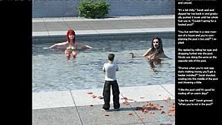 in episode 8, small girl makes a gesture in 3d cartoon sex