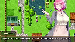 philana enters witch's castle for massage with suspicious men