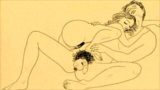 Vintage Erotic Illustration Brings Retro Charm