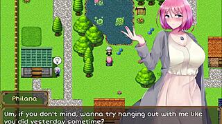 philana enters witch's castle for massage with suspicious men