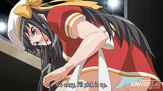 Hentai - Sneaky Fingering of Step Sister in Public Scene