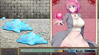 philana enters witch's castle for massage with suspicious men