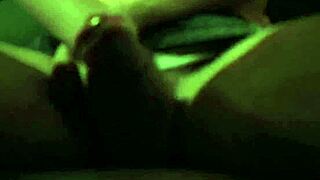 Little Summer, the teen with braces, rubs herself boldly in a public spot.