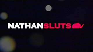 anissa kate jumps on her date's big cock before dinner.