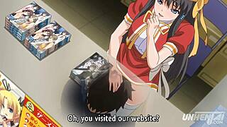 Hentai - Sneaky Fingering of Step Sister in Public Scene