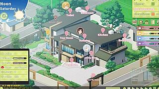 Big Blonde Step Sister Rides Giant Cock In Harem Game At Night