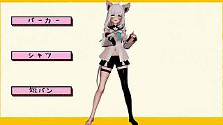 Hololive Poke Dance in Stunning 3D Cartoon Animation