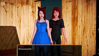 Amateur redhead milf with big ass in hentai