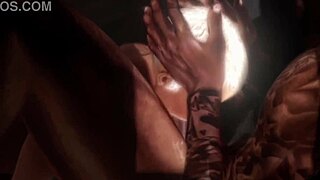 dumb white girl visits and gets dominated in second life