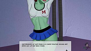 Cheshire and Artemis in playful comic scene!