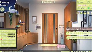 Big Blonde Step Sister Rides Giant Cock In Harem Game At Night