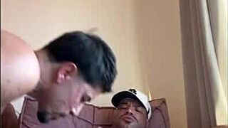 my friend's stepfather delivered a package and ended up fucking my tight ass