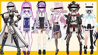 Hololive Poke Dance in Stunning 3D Cartoon Animation