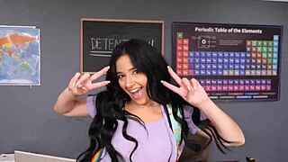 i let my teacher pound my tight pussy doggystyle for that a grade