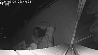 hey, wanna watch my cheating wife fuck her friend on a hotel balcony? taboo anal in public!