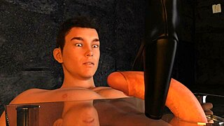 big city pleasures 19 trapped under a table and being stood on