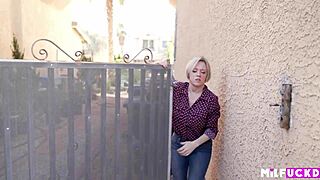 Annoyed Cougar Ends Up Seducing Young Neighbor