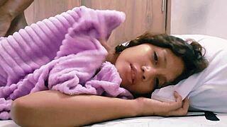 How can stepbrother fuck stepsister in shared bed?