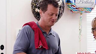 Petite Asian DEEPTHROATS Big White Cock in Intense Session