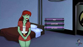 Cheshire and Artemis in playful comic scene!