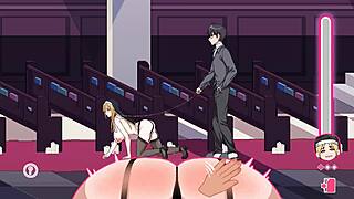 Playing the hentai game with Kamiya Rika