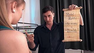 Cheating Blonde Fucks Receptionist Hard