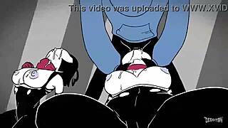 cartoon mime engages in hardcore uncensored hentai sex scenes