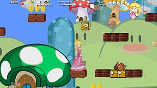 Peach's Untold Tale Begins in World 1-1 With Her Big Tits on Display in Hentai