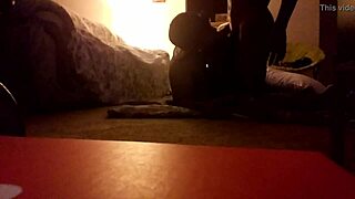 big ass brown chick sucking then getting fucked at home