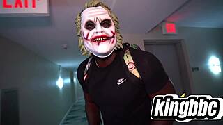 Halloween trickery with a big black dick twist for curvy figures