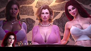 3D animated porn featuring stepmoms and aunties having fun