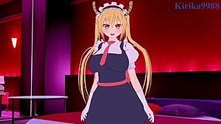 Tohru and Kobayashi's Intense Futanari Sex!