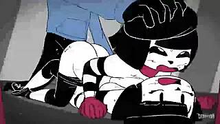 cartoon mime engages in hardcore uncensored hentai sex scenes
